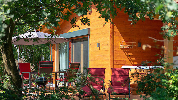 Chalet mit Terrasse der Pension Breu